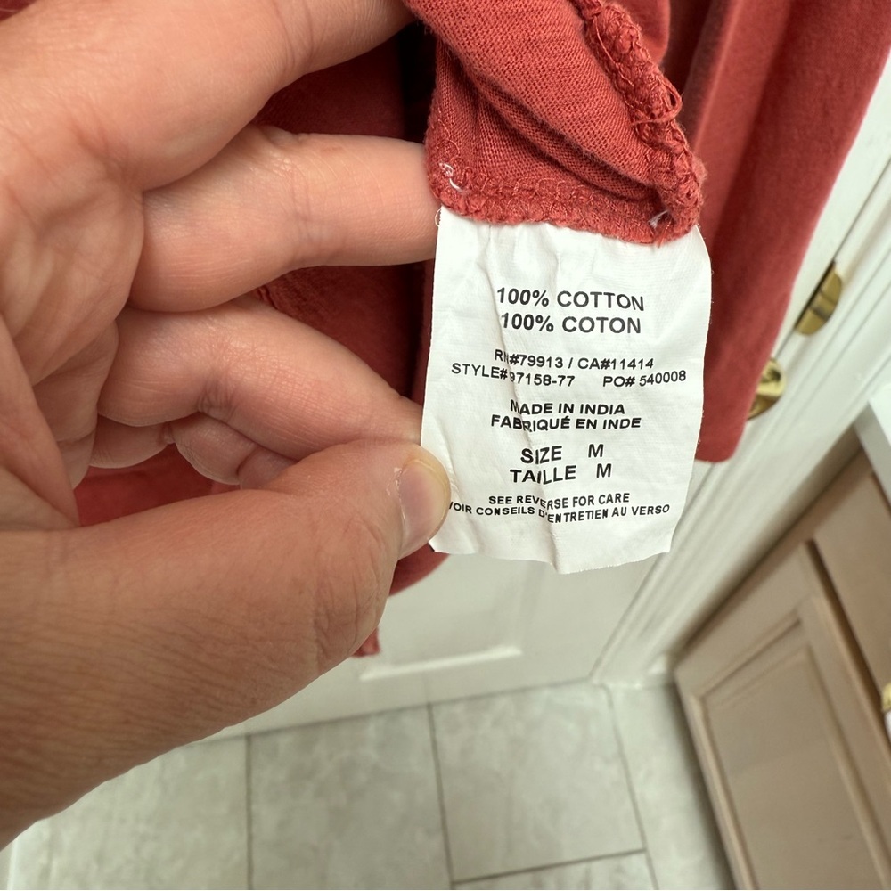 Motherhood Maternity Brick Red Long Sleeve shirt - Picture 5 of 5